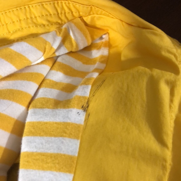 Awesome Talbots Bright Yellow Drawstring Cotton Jacket - Picture 12 of 12